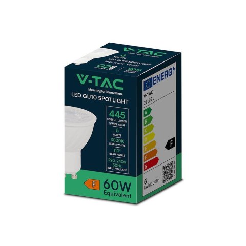 Żarówka LED V-TAC 6W GU10 110st VT-247 3000K 445lm Żarówka LED V-TAC 6W GU10 110st VT-247 3000K 445lm