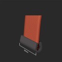 Klips końcowy 7,5x10,4mm szynosystem taśmowy 48V V-TAC czarne 3 lata Gwarancji