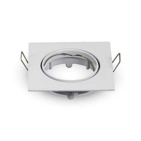 Oczko V-TAC GU10 Kwadrat Ruchome Białe VT-779-WH-SQ Oczko V-TAC GU10 Kwadrat Ruchome Białe VT-779-WH-SQ