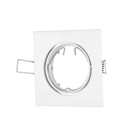 Oczko V-TAC GU10 Kwadrat Ruchome Białe VT-779-WH-SQ Oczko V-TAC GU10 Kwadrat Ruchome Białe VT-779-WH-SQ