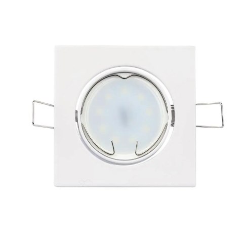 Oczko V-TAC GU10 Kwadrat Ruchome Białe VT-779-WH-SQ Oczko V-TAC GU10 Kwadrat Ruchome Białe VT-779-WH-SQ