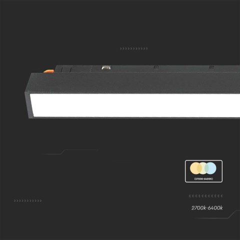 Oprawa Szynosystem SMART 48V V-TAC 12W LED CCT 90st SMART WiFi TRACKLIGHT Czarna VT-3612 2700K-6400K 1200lm 3 Lata Gwarancji Oprawa Szynosystem SMART 48V V-TAC 12W LED CCT 90st SMART WiFi TRACKLIGHT Czarna VT-3612 2700K-6400K 1200lm 3 Lata Gwarancji