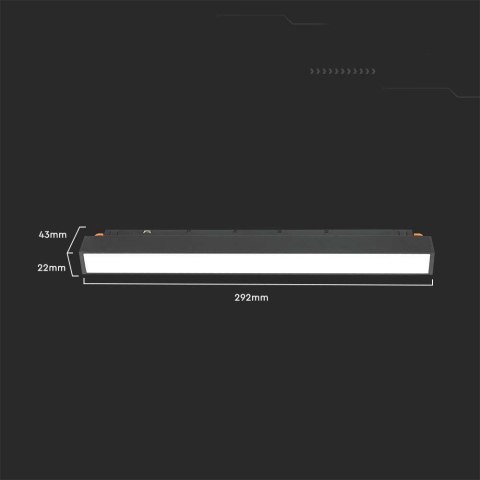 Oprawa Szynosystem SMART 48V V-TAC 12W LED CCT 90st SMART WiFi TRACKLIGHT Czarna VT-3612 2700K-6400K 1200lm 3 Lata Gwarancji Oprawa Szynosystem SMART 48V V-TAC 12W LED CCT 90st SMART WiFi TRACKLIGHT Czarna VT-3612 2700K-6400K 1200lm 3 Lata Gwarancji