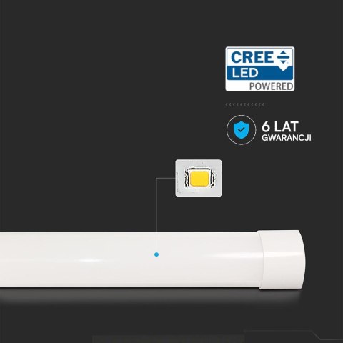 Oprawa V-TAC 40W LED liniowa natynkowa CREE CHIP 120cm 120Lm/W VT-8-40 4000K 4800lm 6 Lat Gwarancji Oprawa V-TAC 40W LED liniowa natynkowa CREE CHIP 120cm 120Lm/W VT-8-40 4000K 4800lm 6 Lat Gwarancji