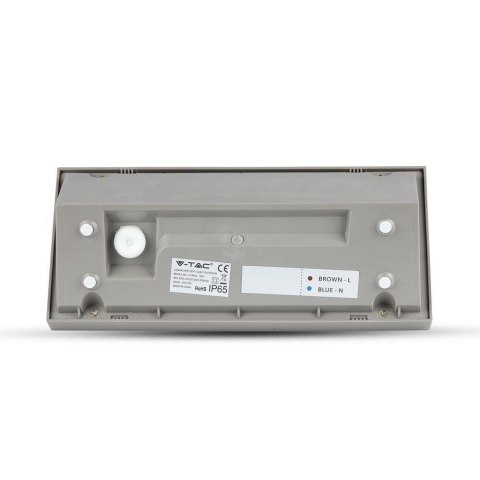 Oprawa ścienna V-TAC 12W LED ukośna szara IP65 VT-8054-N 4000K 1250lm 2 lata Gwarancji Oprawa ścienna V-TAC 12W LED ukośna szara IP65 VT-8054-N 4000K 1250lm 2 lata Gwarancji