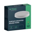 Panel LED V-TAC natynkowy premium downlight 18W okrągły fi215 VT-60018 3000K 1850lm 2 lata Gwarancji