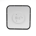 Plafon V-TAC 18W LED kwadrat 25x25cm natynkowy IP44 czarny VT-8618B 4000K 1830lm 2 lata Gwarancji