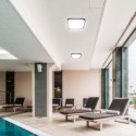 Plafon V-TAC 18W LED kwadrat 25x25cm natynkowy IP44 czarny VT-8618B 4000K 1830lm 2 lata Gwarancji