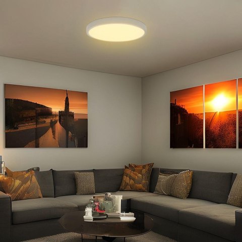 Plafon V-TAC 18W LED SAMSUNG CHIP okrągły 25cm natynkowy IP44 biały VT-8618 4000K 1830lm 5 lat Gwarancji Plafon V-TAC 18W LED SAMSUNG CHIP okrągły 25cm natynkowy IP44 biały VT-8618 4000K 1830lm 5 lat Gwarancji