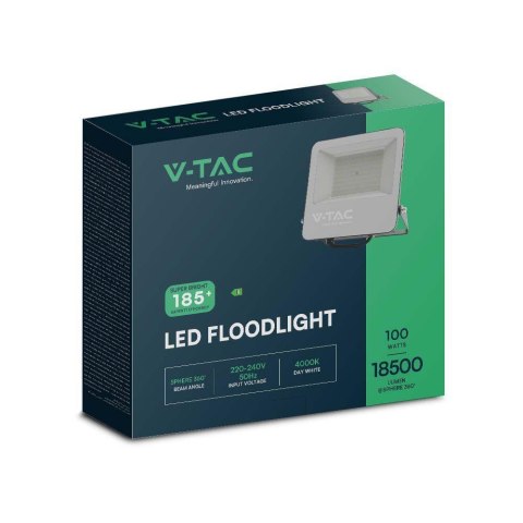 Projektor LED V-TAC 100W 185Lm/W Czarny VT-44105 4000K 18500lm Projektor LED V-TAC 100W 185Lm/W Czarny VT-44105 4000K 18500lm