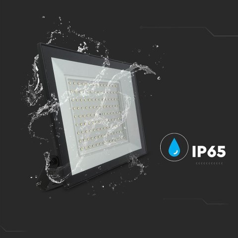 Projektor LED V-TAC 100W LED SMD 4000K Czarny VT-44109 4000K 8150lm Projektor LED V-TAC 100W LED SMD 4000K Czarny VT-44109 4000K 8150lm