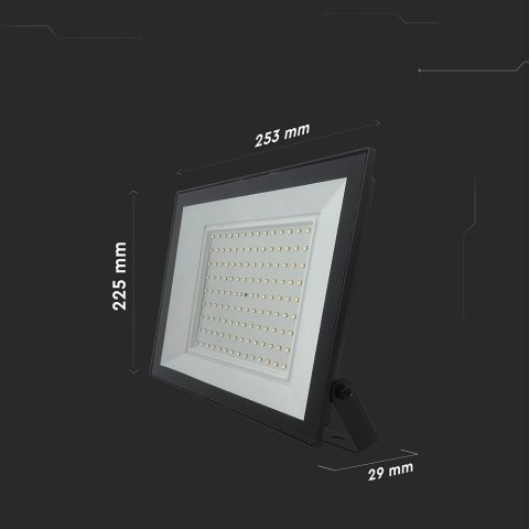 Projektor LED V-TAC 100W LED SMD 4000K Czarny VT-44109 4000K 8150lm Projektor LED V-TAC 100W LED SMD 4000K Czarny VT-44109 4000K 8150lm