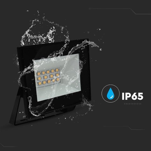 Projektor LED V-TAC 10W LED SMD 6400K Czarny VT-44012 6500K 730lm Projektor LED V-TAC 10W LED SMD 6400K Czarny VT-44012 6500K 730lm