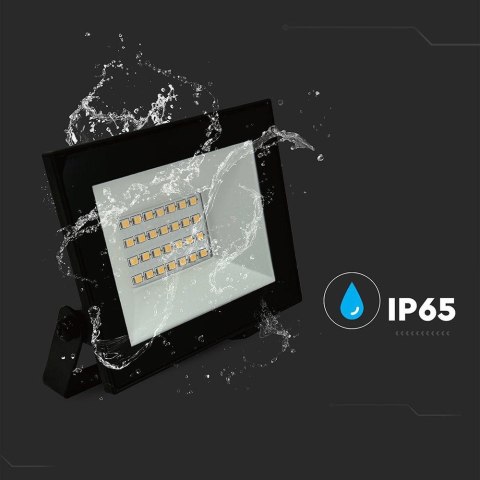 Projektor LED V-TAC 20W LED SMD 6500K Czarny VT-44022 6500K 1510lm Projektor LED V-TAC 20W LED SMD 6500K Czarny VT-44022 6500K 1510lm