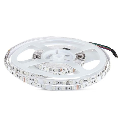 Taśma LED V-TAC SMD5050 300LED 24V IP20 5mb 7W/m VT-5050 60-IP20-10 RGB Taśma LED V-TAC SMD5050 300LED 24V IP20 5mb 7W/m VT-5050 60-IP20-10 RGB