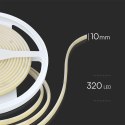Taśma LED V-TAC bezpunktowa COB 320LED 24V IP67 10W/m VT-COB 320 Kolor Niebieski 2 lata Gwarancji