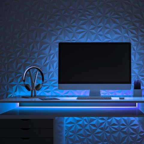 Taśma LED V-TAC bezpunktowa COB 320LED 24V IP67 10W/m VT-COB 320 Kolor Niebieski 2 lata Gwarancji Taśma LED V-TAC bezpunktowa COB 320LED 24V IP67 10W/m VT-COB 320 Kolor Niebieski 2 lata Gwarancji