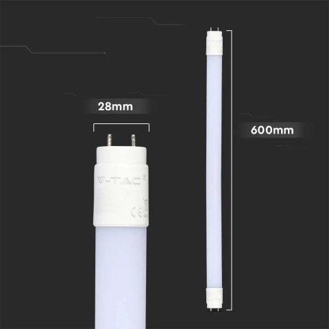 Tuba Świetlówka LED T8 V-TAC SAMSUNG CHIP 60cm 9W G13 Obrotowa Nano Plastic VT-061 4000K 850lm 5 Lat Gwarancji Tuba Świetlówka LED T8 V-TAC SAMSUNG CHIP 60cm 9W G13 Obrotowa Nano Plastic VT-061 4000K 850lm 5 Lat Gwarancji