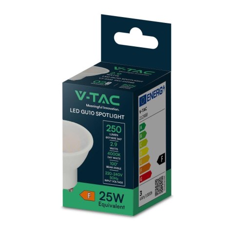 Żarówka LED V-TAC 2,9W GU10 VT-2333 4000K 250lm 2 lata Gwarancji Żarówka LED V-TAC 2,9W GU10 VT-2333 4000K 250lm 2 lata Gwarancji