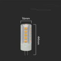 Żarówka LED V-TAC SAMSUNG CHIP 3.2W G4 12V VT-234 4000K 385lm 5 Lat Gwarancji